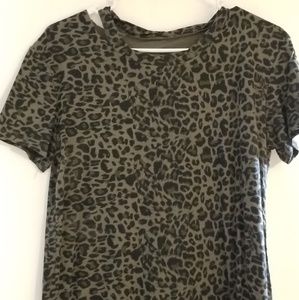 NWT Sweet Romeo Leopard T shirt